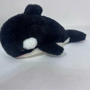 Vintage Sea World 1992 Shamu Whale Orca 10" Plush Stuffed Toy